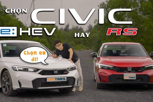 Thêm 100 triệu chọn Honda Civic e:HEV thay vì RS, đáng hay không?