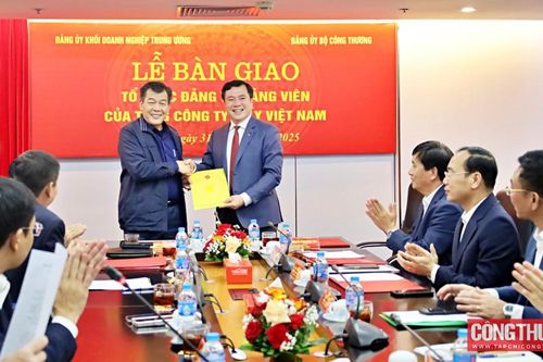 Chuyển giao Đảng bộ Tổng Công ty Giấy Việt Nam về Đảng bộ Bộ Công Thương