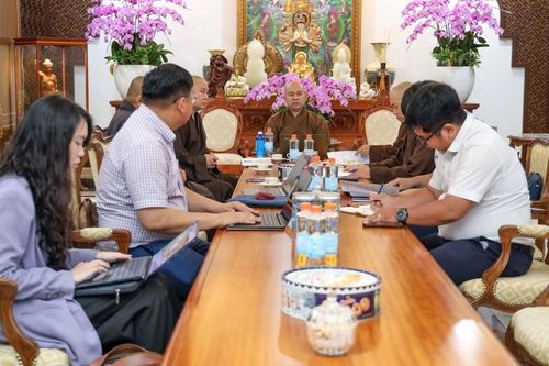 Ban Lễ tân, Ban Điều phối tình nguyện viên họp triển khai công tác phục vụ Đại lễ Vesak Liên Hiệp Quốc 2025