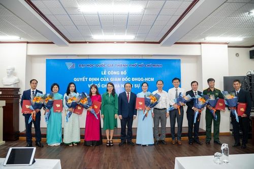 Đại học Quốc gia Thành phố Hồ Chí Minh bổ nhiệm loạt nhân sự quản lý