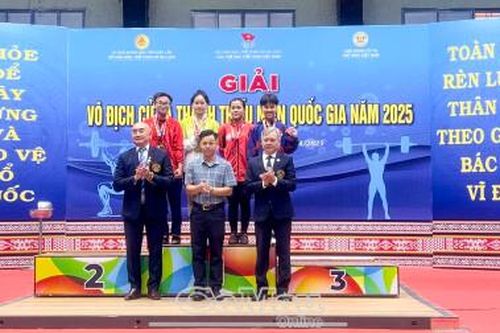 Cà Mau đoạt nhiều huy chương tại Giải vô địch cử tạ thanh thiếu niên quốc gia năm 2025