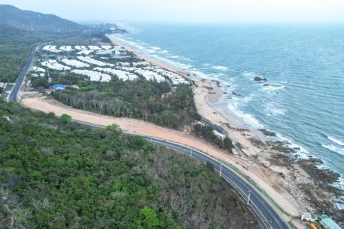 Toàn cảnh tuyến đường ven biển 77km nối Vũng Tàu và Bình Thuận