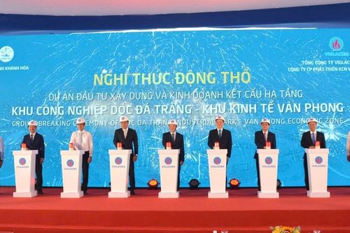 Khánh Hòa: Động thổ dự án Khu Công nghiệp Dốc Đá Trắng hơn 1.807 tỉ đồng