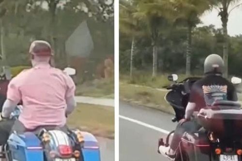 Hai 'quái xế' buông hai tay khi lái mô tô phân khối lớn là người quốc tịch Hàn Quốc