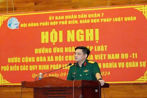 Đảng ủy VKS Quân sự Quân khu 7 đẩy mạnh công tác tuyên truyền, phổ biến giáo dục pháp luật