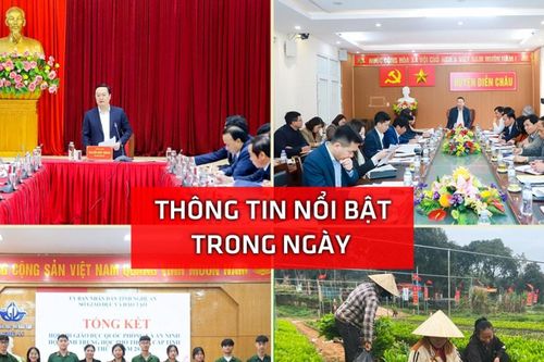 Nghệ An: Thông tin nổi bật ngày 2/4
