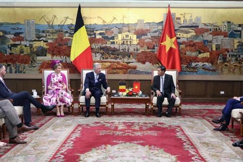 Nhà Vua và Hoàng hậu Vương quốc Bỉ thăm thành phố Hải Phòng