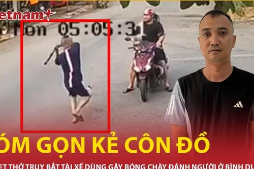 Nghẹt thở truy bắt tài xế dùng gậy bóng chày đánh người ở Bình Dương