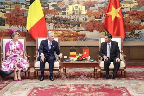 Nhà Vua và Hoàng hậu Vương quốc Bỉ thăm Hải Phòng