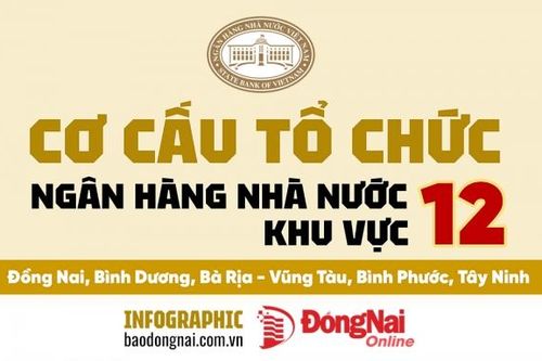 [Infographic] Ngân hàng Nhà nước khu vực 12 gồm các tỉnh Đông Nam Bộ vận hành như thế nào?