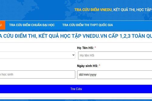 Hướng dẫn tra cứu điểm thi trực tuyến tại tracuudiem.vip