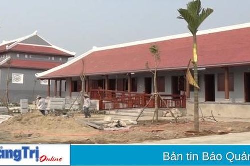 Hoàn thành 99% công trình Khu lưu niệm Tổng Bí thư Lê Duẩn