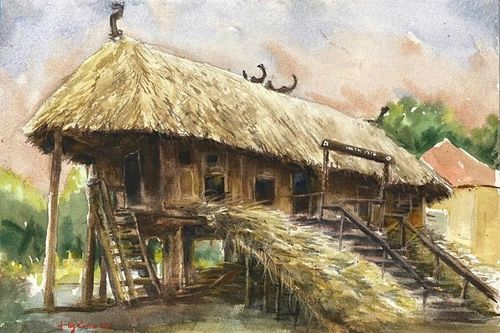 Gần 120 tác phẩm hội họa sáng tác về chủ đề 'Nghệ thuật truyền thống A Lưới'