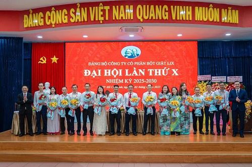Đại hội Đảng bộ Công ty CP Bột giặt LIX lần thứ X: Kiên định mục tiêu phát triển bền vững