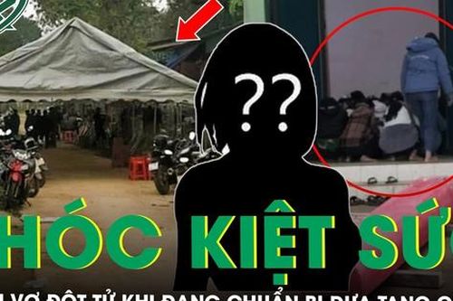 Người vợ khóc kiệt sức rồi ngã quỵ, đột tử khi đang chuẩn bị đưa tang chồng