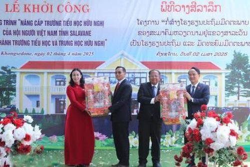 Đà Nẵng khởi công nâng cấp Trường Tiểu học Hữu nghị tỉnh Salavane