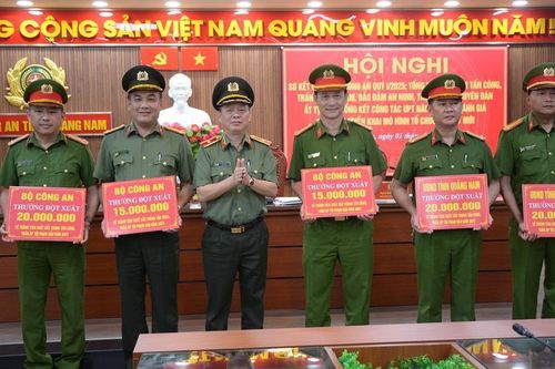 Công an tỉnh Quảng Nam đạt được nhiều kết quả nổi bật