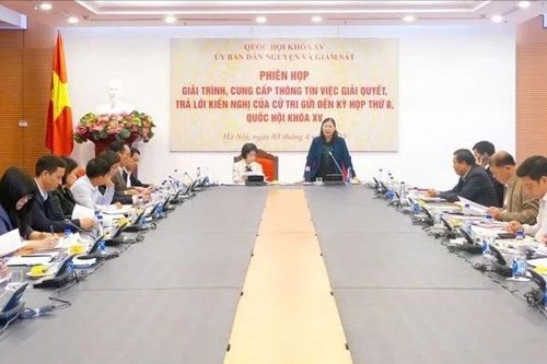 Một số kiến nghị của cử tri chậm được giải quyết