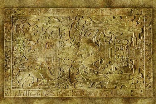 Chi tiết sốc trên quan tài bằng đá của vị vua Maya cổ đại