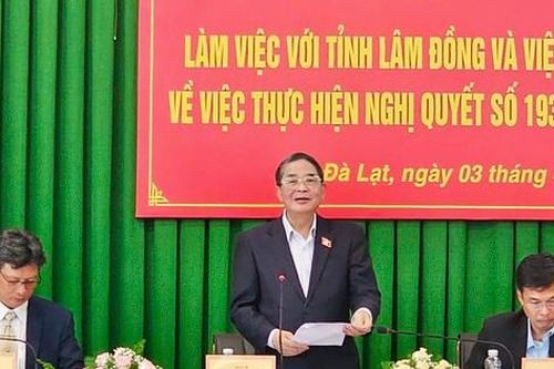 Phó Chủ tịch Quốc hội làm việc với tỉnh Lâm Đồng, Viện Nghiên cứu Hạt nhân