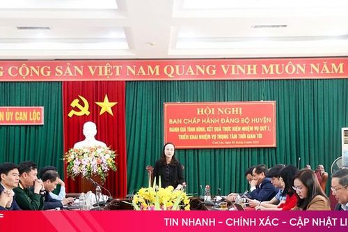 Can Lộc tiếp tục tập trung thực hiện tốt các nhiệm vụ chính trị