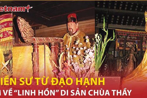 Lễ Phụng nghênh Long ngai Bài vị: Tìm về 'linh hồn' di sản Chùa Thầy