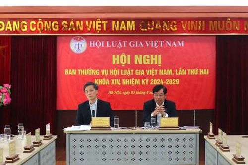 Ban Thường vụ Hội Luật gia Việt Nam khóa XIV tổ chức Hội nghị lần thứ hai