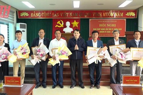 Hội nghị lần thứ 27, Ban Chấp hành Đảng bộ huyện Vĩnh Lộc