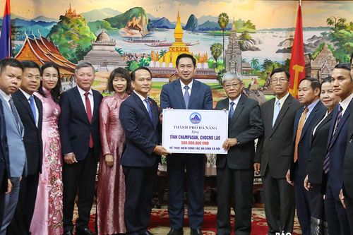 Vun đắp quan hệ hợp tác hữu nghị giữa Đà Nẵng với Champasak (Lào) ngày càng bền chặt