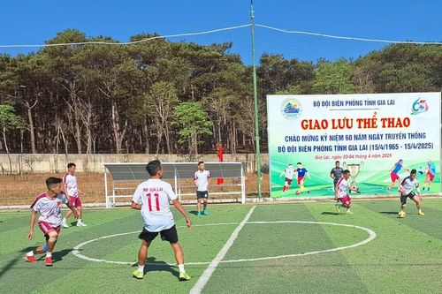 Giao lưu thể thao chào mừng kỷ niệm 60 năm Ngày truyền thống Bộ đội Biên phòng Gia Lai