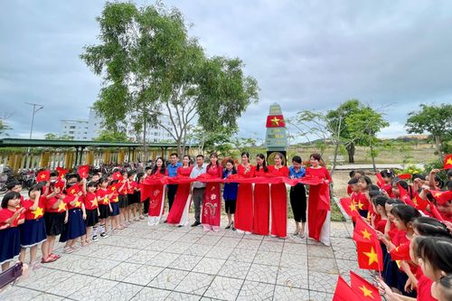 Trường Tiểu học Căn cứ Cam Ranh: Khánh thành công trình măng non 'Cột mốc Trường Sa'