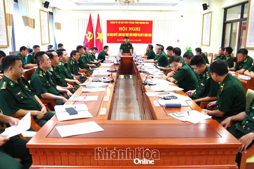Đảng ủy Bộ đội Biên phòng tỉnh ra nghị quyết lãnh đạo quý II