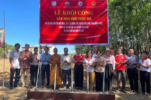 Bình Phước: Câu lạc bộ Mái ấm yêu thương khởi công xây nhà tình thương
