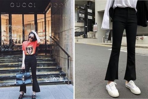 Chân cong có nên mặc quần ống loe?