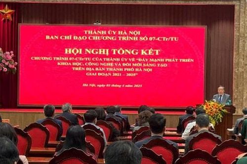 Hà Nội tổng kết Chương trình 07-CTr/TU về phát triển khoa học, công nghệ và đổi mới sáng tạo