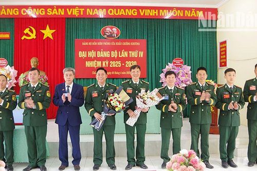 Tổ chức đại hội điểm tại Đồn Biên phòng Cửa khẩu Chiềng Khương