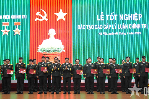 Học viện Chính trị: 100% học viên đào tạo cao cấp lý luận chính trị khóa 8 tốt nghiệp đạt khá, giỏi