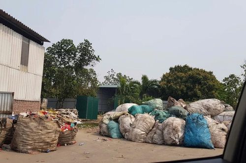 Xưởng tái chế nhựa không phép ở Hải Dương
