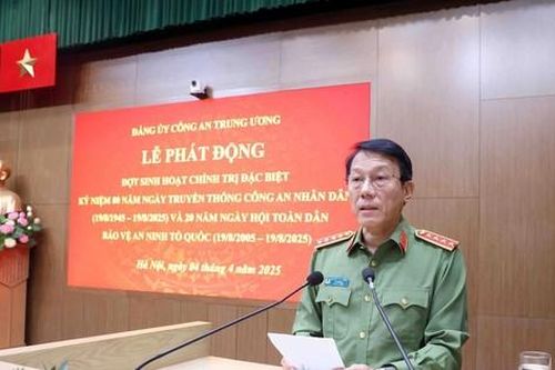Bộ Công an phát động đợt sinh hoạt chính trị đặc biệt hướng tới kỷ niệm 80 năm Ngày truyền thống