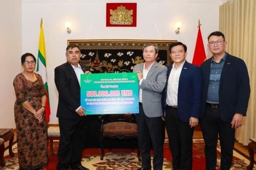 PVEP trao yêu thương, chung tay giúp người dân Myanmar vượt qua hoạn nạn