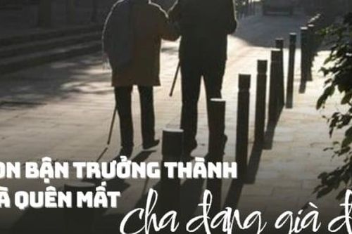 Con bận trưởng thành mà quên mất cha đang già đi