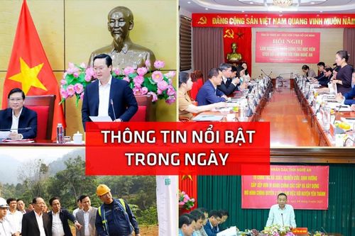 Nghệ An: Thông tin nổi bật ngày 4/4