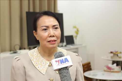 Hình ảnh cố Chủ tịch Khamtay Siphandone trong lòng kiều bào Việt Nam tại Lào