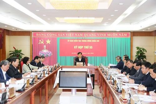 Ủy ban Kiểm tra Trung ương kết luận nhiều nội dung tại Kỳ thứ 55