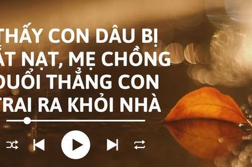 Audio: Thấy con dâu bị bắt nạt, mẹ chồng đuổi thẳng con trai ra khỏi nhà