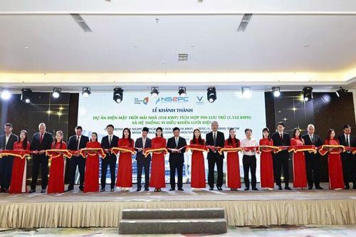 VinFast Energy và Điện Nghi Sơn 2 vận hành hệ thống điện mặt trời kết hợp pin lưu trữ năng lượng