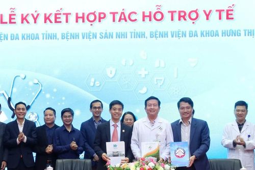 Bệnh viện Đa khoa tỉnh, Bệnh viện Sản - Nhi tỉnh và Bệnh viện Đa khoa Hưng Thịnh ký kết hợp tác hỗ trợ y tế