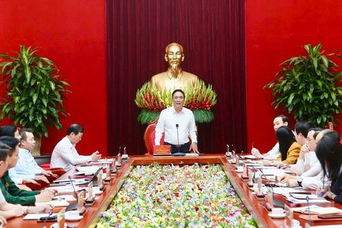 Họp Ban chỉ đạo thực hiện sắp xếp, tổ chức lại đơn vị hành chính các cấp tỉnh Phú Thọ