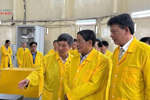 Phó Chủ tịch Quốc hội Nguyễn Đức Hải thăm, làm việc tại Viện Nghiên cứu Hạt nhân tỉnh Lâm Đồng