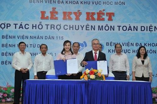 TPHCM: 4 bệnh viện lớn hỗ trợ BV Đa khoa khu vực Hóc Môn phát triển chuyên môn, giảm tải tuyến trên